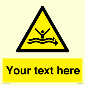 Custom Warning strong currents